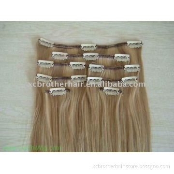 613# 20 inch clip in hair extensions